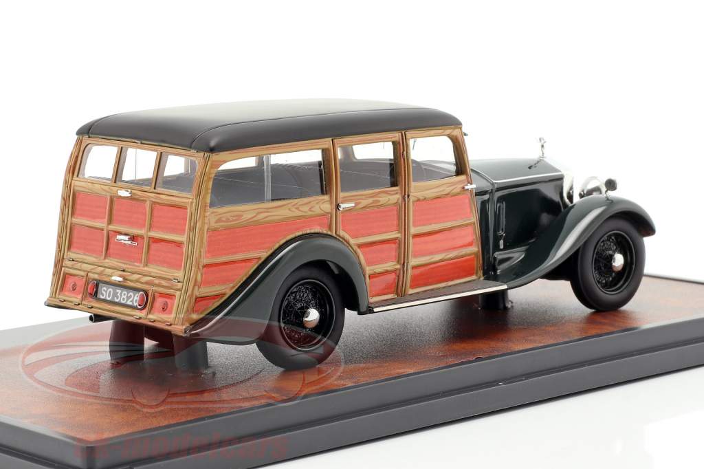 Rolls Royce Phantom II Shooting Brake 1930 темно-зеленый / дерево взгляд 1:43 Matrix