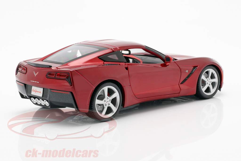 Chevrolet Corvette C7 Stingray Año 2014 rojo 1:18 Maisto