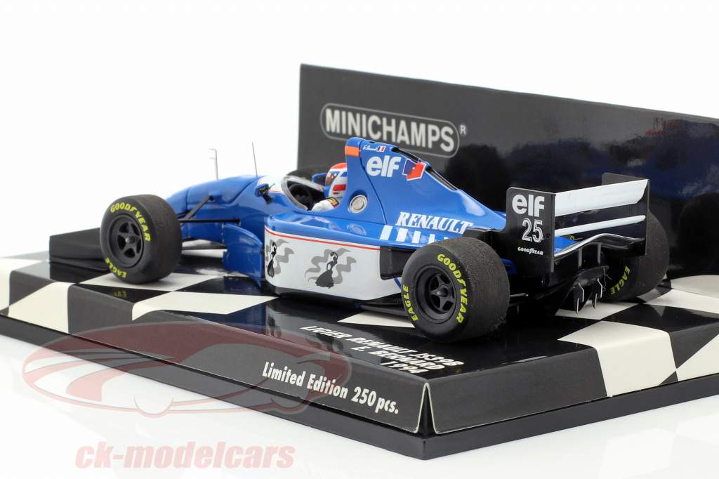 Eric Bernard Ligier JS39B #25 fórmula 1 1994 1:43 Minichamps