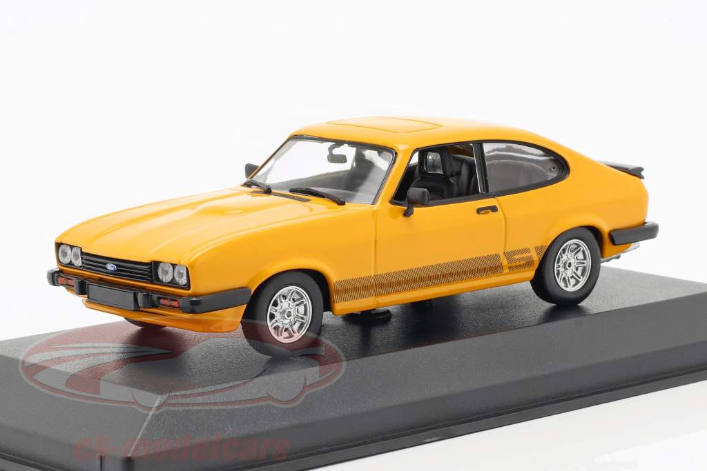 Ford Capri année de construction 1982 orange 1:43 Minichamps