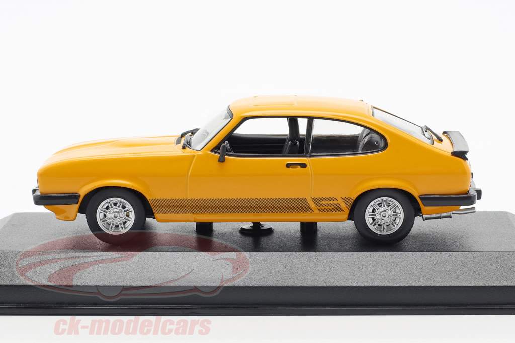 Ford Capri année de construction 1982 orange 1:43 Minichamps