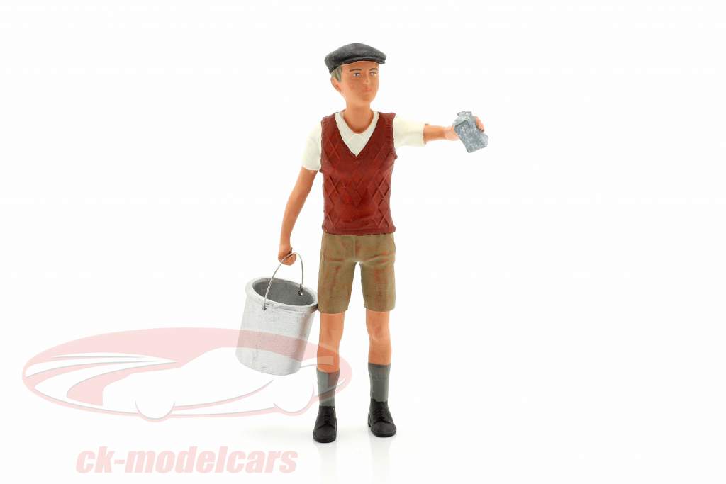 Shine Boy with rags and buckets Figure 1:18 shows manufactory