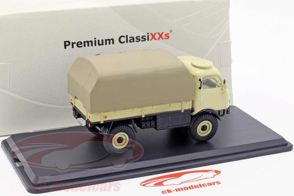 Tatra 805 platform truck met dekkleed beige 1:43 PremiumClassiXXs