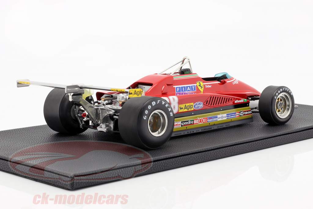 Didier Pironi Ferrari 126C2 #28 longue plage GP formule 1 1982 1:12 GP Replicas