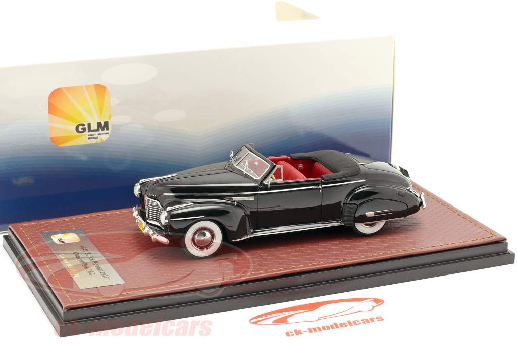 Buick Roadmaster Convertible 76C Open Год постройки 1941 черный 1:43 GLM
