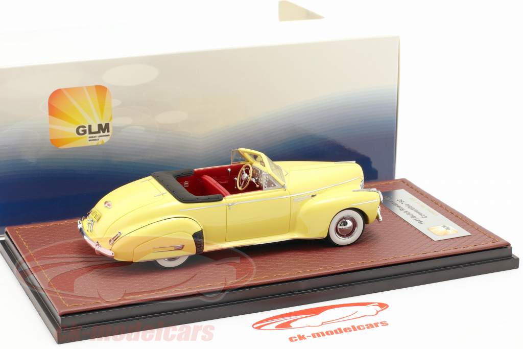 Buick Roadmaster Convertible 76C открытый Год постройки 1941 желтый 1:43 GLM