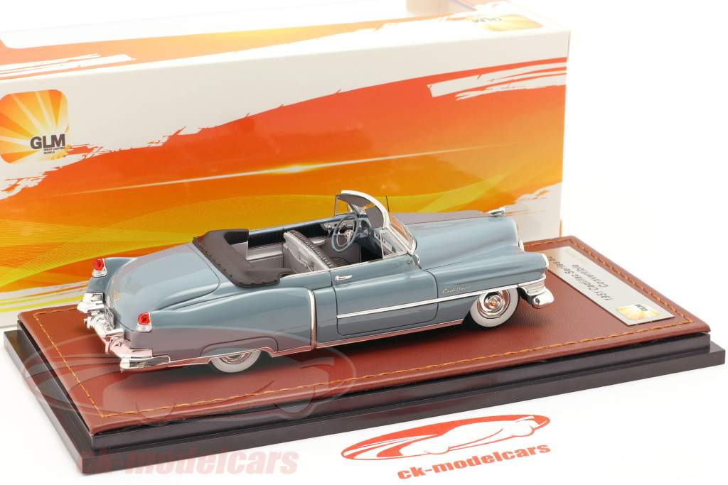 Cadillac Series 62 Convertible Open Bouwjaar 1951 blauw 1:43 GLM