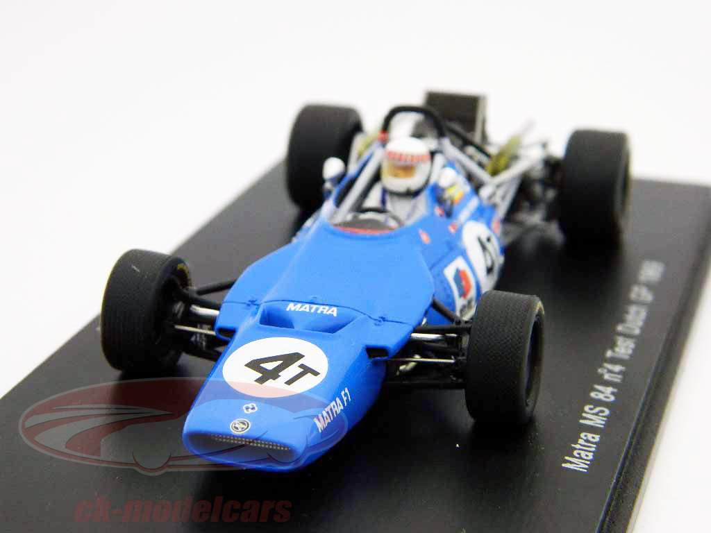 J.斯图尔特马特拉MS84＃4T测试荷兰大奖赛一级方程式赛车1969 1:43星火