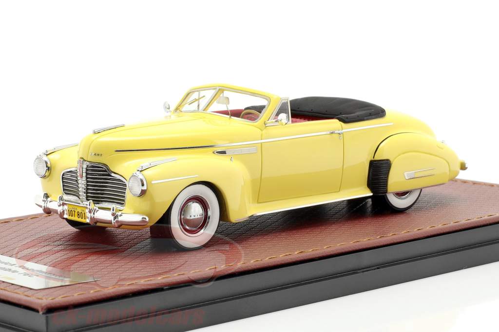 Buick Roadmaster Convertible 76C открытый Год постройки 1941 желтый 1:43 GLM