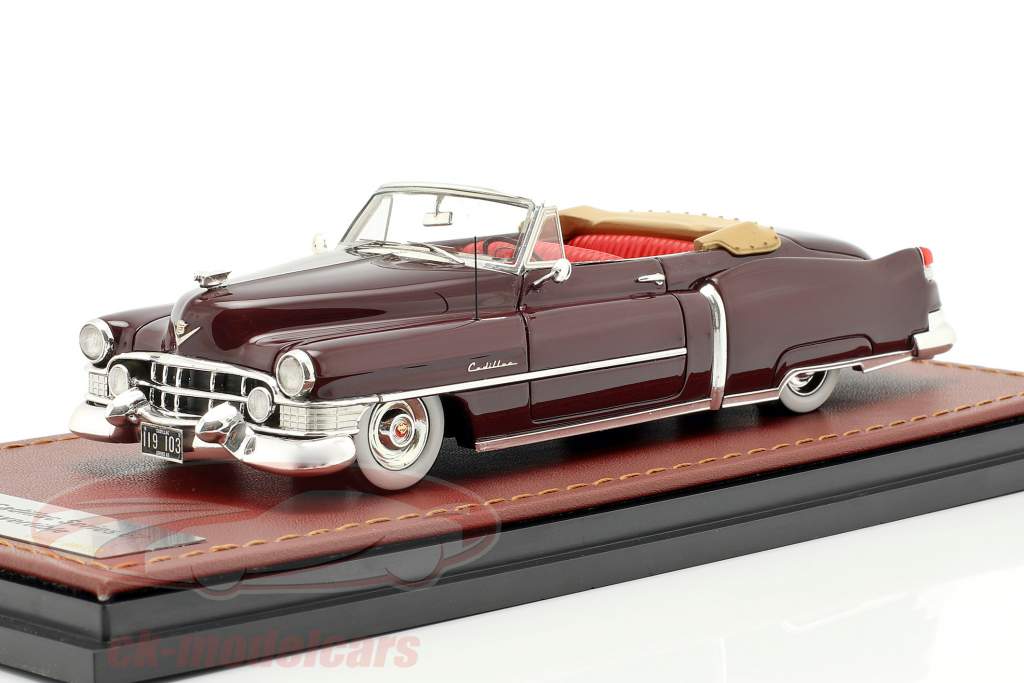 Cadillac Series 62 Convertible abierto año de construcción 1951 marrón oscuro 1:43 GLM