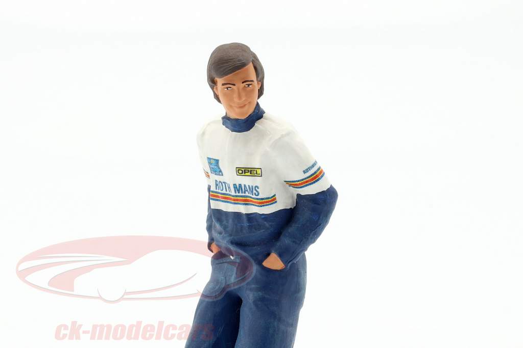 Christian Geistdörfer driver figuur Opel Rothmans 1:18 figuur Manufactory