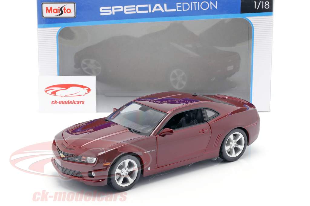 シボレー カマロ SS RS 年 2010 赤 1:18 完成モデル