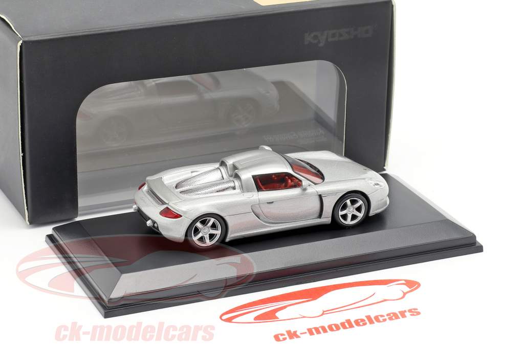 Kyosho 1:64 Porsche Carrera GT silver metallic KS07048A9