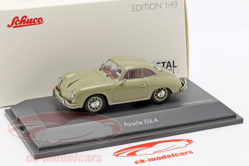Porsche 356 A Coupe year 1955-1959 stone gray 1:43 Schuco