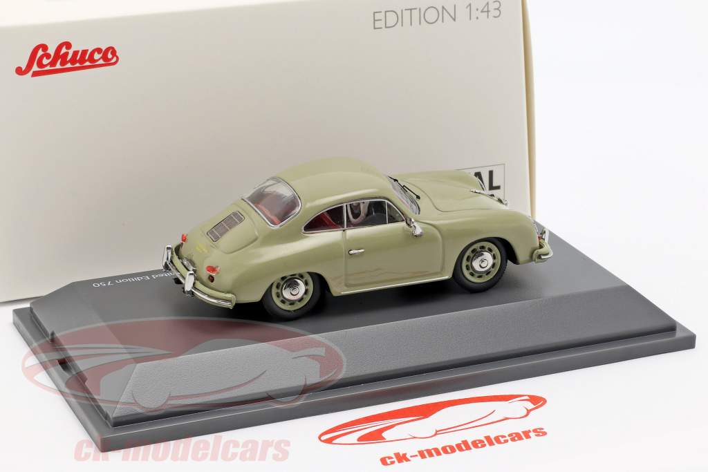 Porsche 356 A Coupe year 1955-1959 stone gray 1:43 Schuco