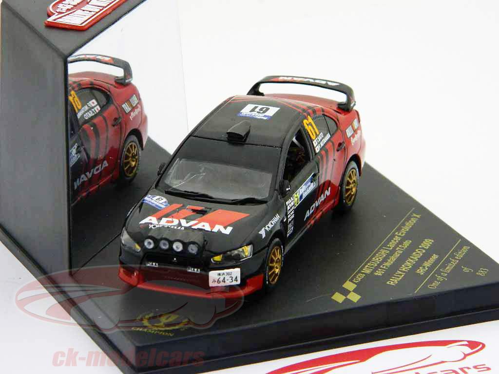Mitsubishi Lancer Evolution X #61 Ganador Rally Hokkaido CCI 2009 1:43 Vitesse