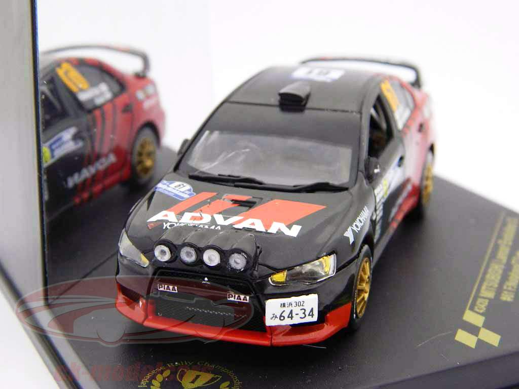 1/43 Mitsubishi Lancer Evo.X 全日本ラリー選手権 Diecast model cars Mitsubishi Lancer Evolution X 1/43