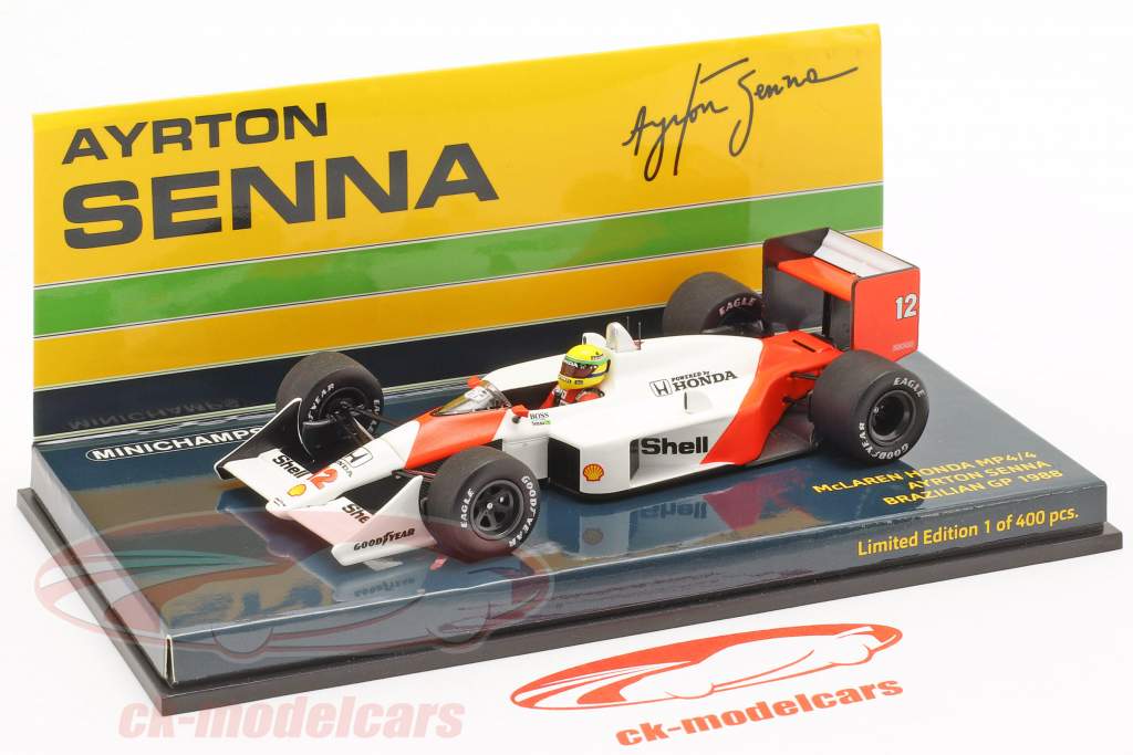 自動車 MINICHAMPS Ayrton Senna 1/43 Minichamps McLaren MP4-4 Japan GP 1988 World Champion