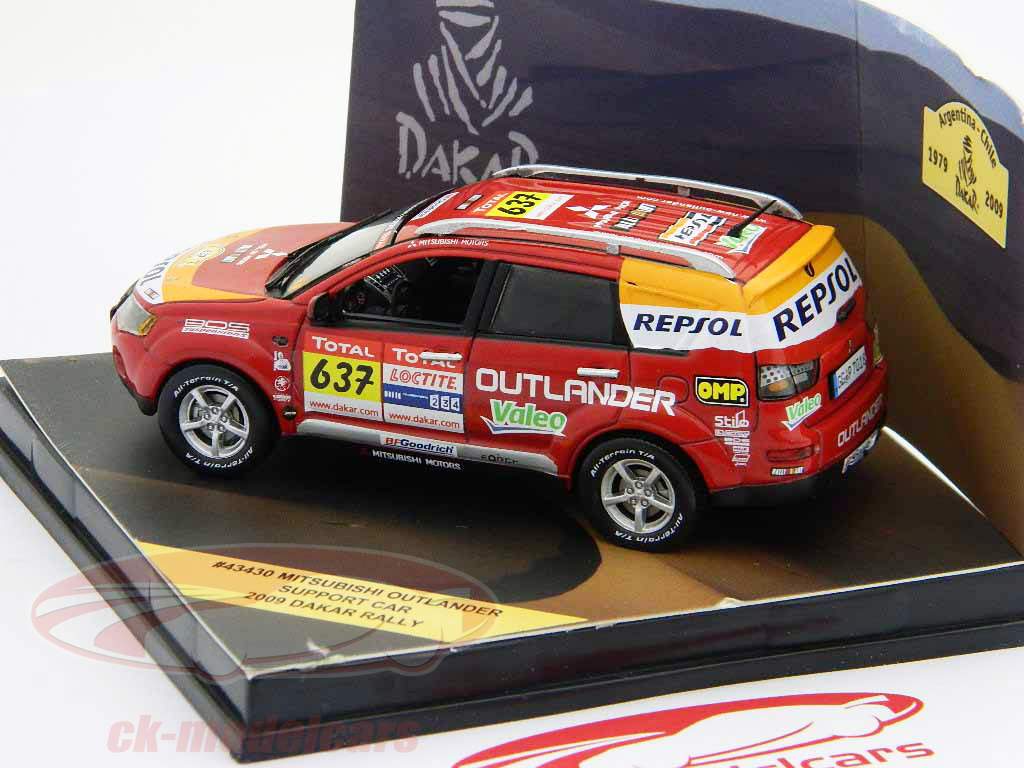 Mitsubishi Outlander #637 Support Car Rally Dakar 2009 1:43 Vitesse