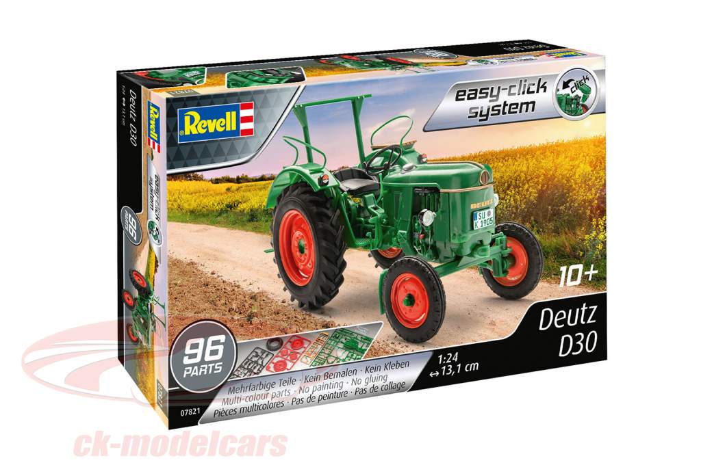 Deutz D30 tractor uitrusting groen 1:24 Revell