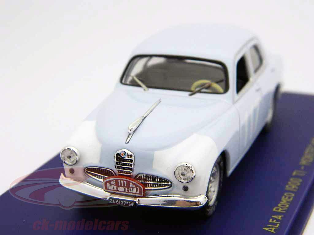 阿尔法罗密欧1900 TI＃117蒙特卡洛拉力赛1953年1:43 M4