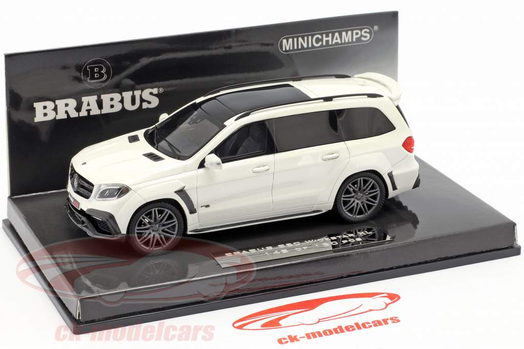 Brabus 850 Widestar XL baserede på AMG GLS 63 2017 hvid metallisk 1:43 Minichamps