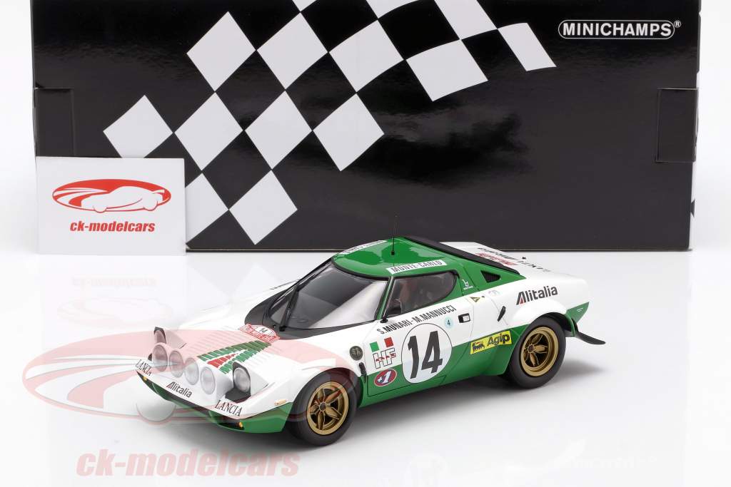 Lancia Stratos HF #14 ganador Rallye Monte Carlo 1975 1:18 Minichamps