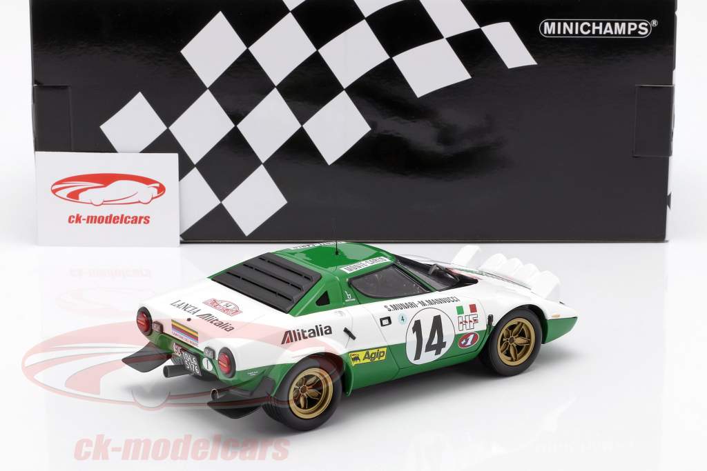 Lancia Stratos HF #14 ganador Rallye Monte Carlo 1975 1:18 Minichamps