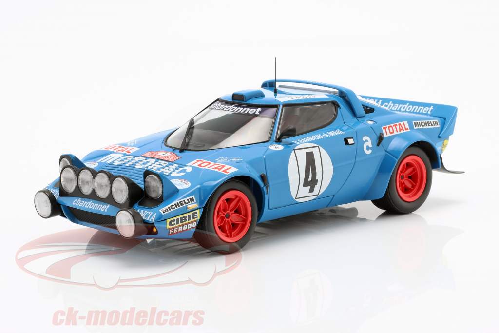 Lancia Stratos HF #4 winnaar Rallye Monte Carlo 1979 Darniche, Mahe 1:18 Minichamps