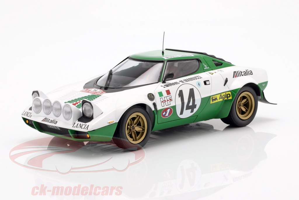 Lancia Stratos HF #14 ganador Rallye Monte Carlo 1975 1:18 Minichamps