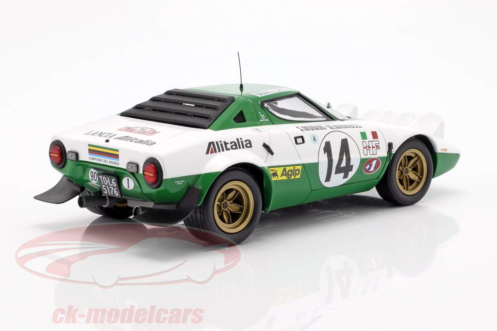 Lancia Stratos HF #14 ganador Rallye Monte Carlo 1975 1:18 Minichamps