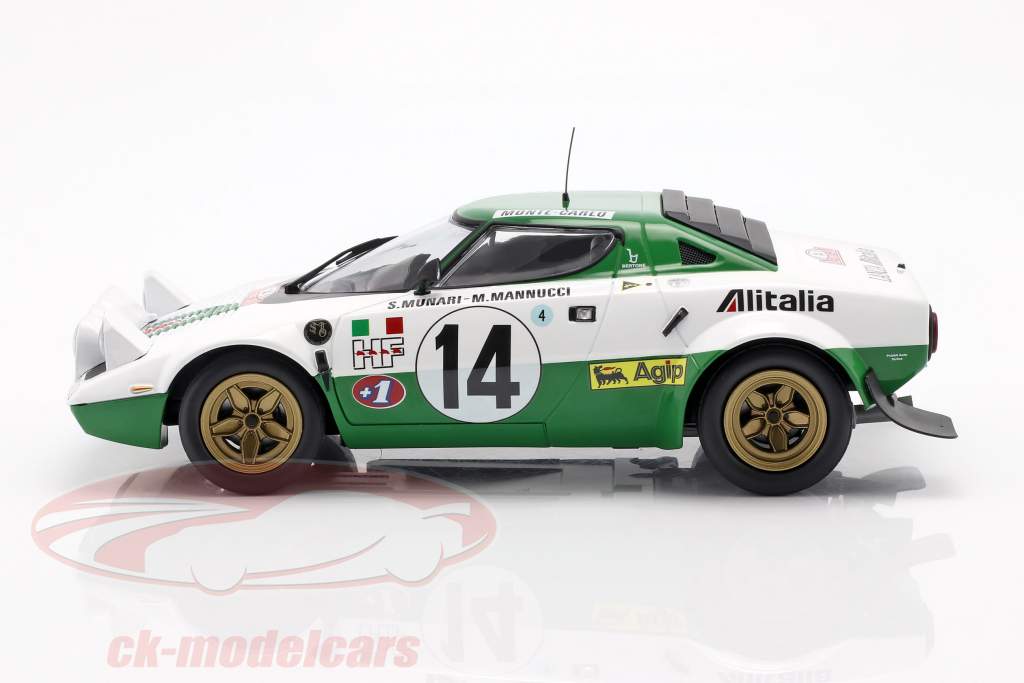 Lancia Stratos HF #14 ganador Rallye Monte Carlo 1975 1:18 Minichamps