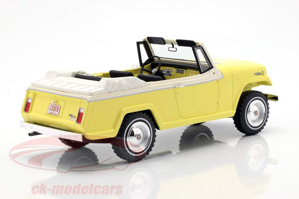 Jeep Jeepster Commando コンバーチブル 築 1970 黄色 / 白 1:18 BoS-Models