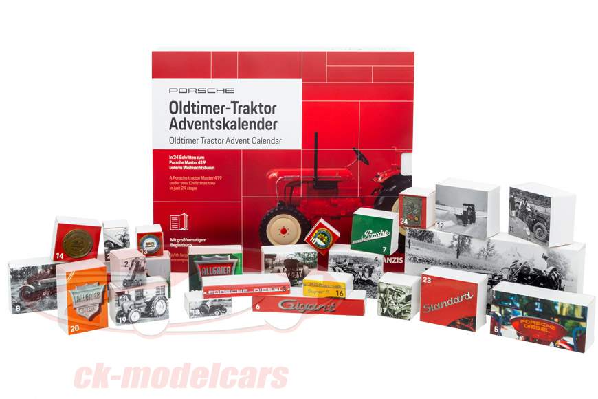 Porsche Oldtimer tractor Advent Calendar : Porsche Master 419 1:43 Franzis