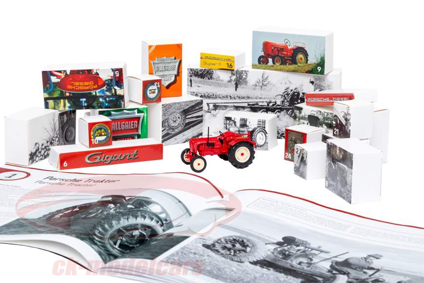 Porsche Oldtimer-Traktor Adventskalender : Porsche Master 419 1:43 Franzis