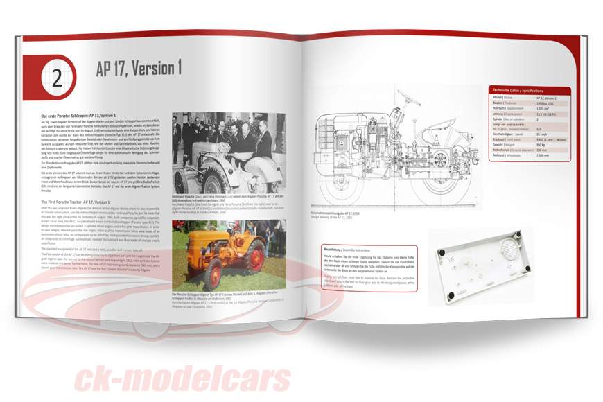 Porsche Oldtimer tractor Advent Calendar : Porsche Master 419 1:43 Franzis