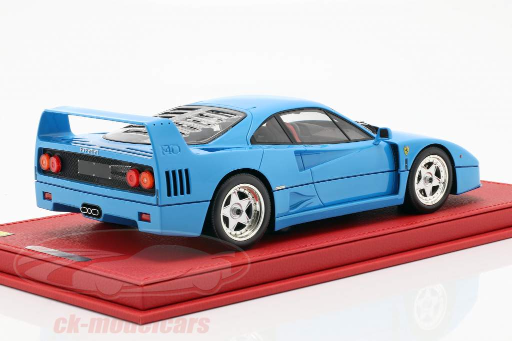 Ferrari F40 Год постройки 1987 chiaro синий 1:18 BBR
