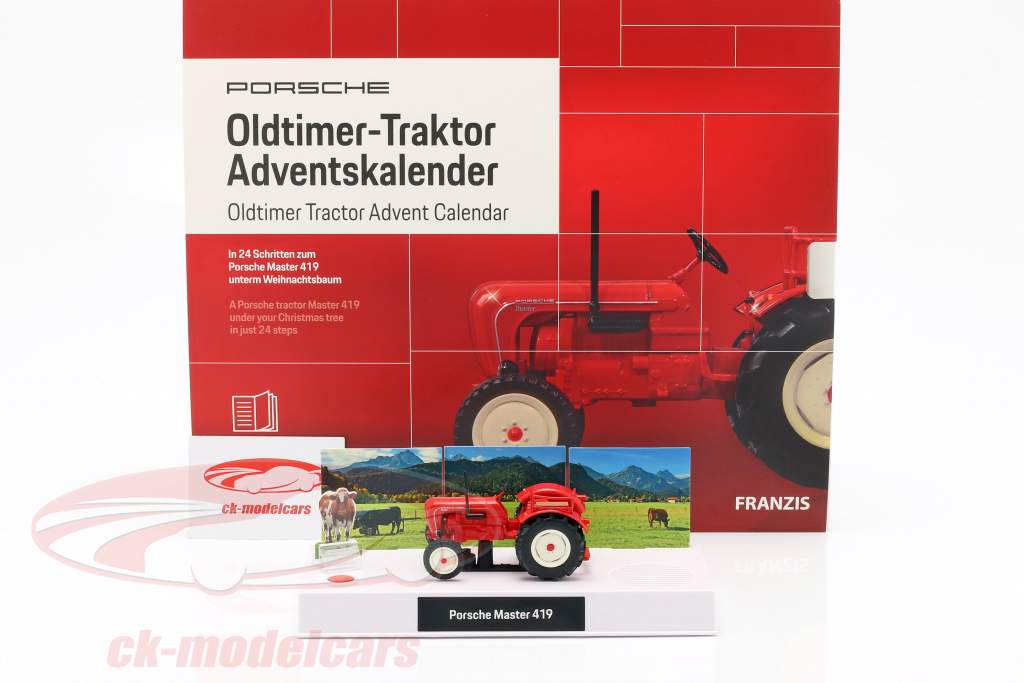 Porsche Oldtimer-Traktor Adventskalender : Porsche Master 419 1:43 Franzis