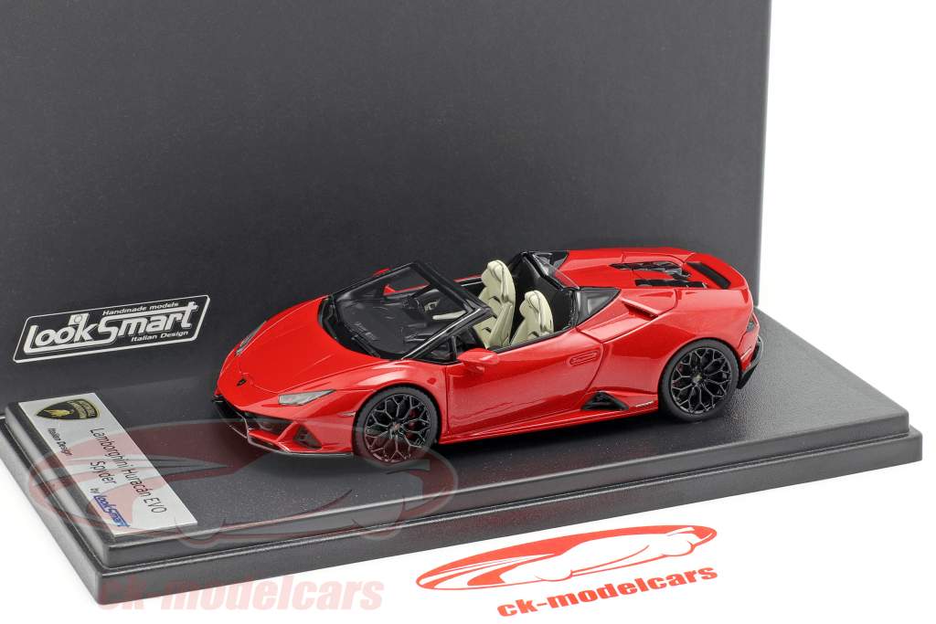 Lamborghini Huracan Evo Spyder rojo 1:43 LookSmart