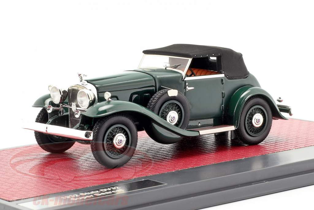 Stutz DV32 Super Bearcat fechado ano de construção 1932 verde escuro 1:43 Matrix