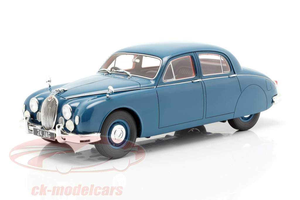 Jaguar 2.4 MKI year 1955 blue 1:18 Cult Scale
