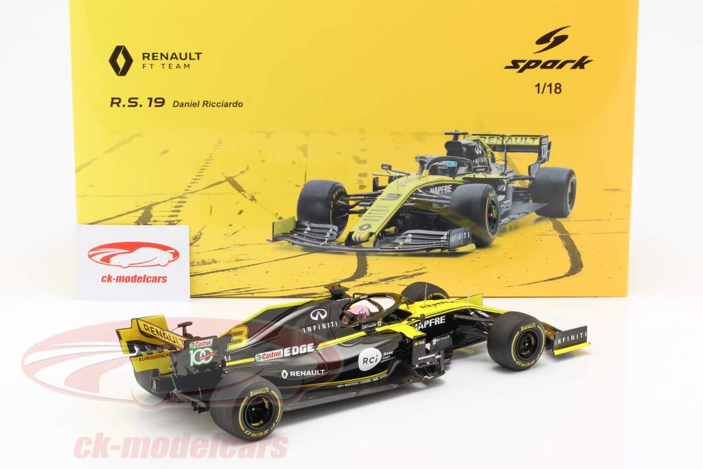 Daniel Ricciardo Renault R.S.19 #3 australske GP formel 1 2019 1:18 Spark