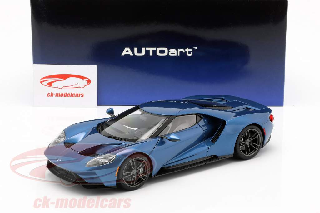 Ford GT 築 2017 liquid ブルー 1:18 AUTOart