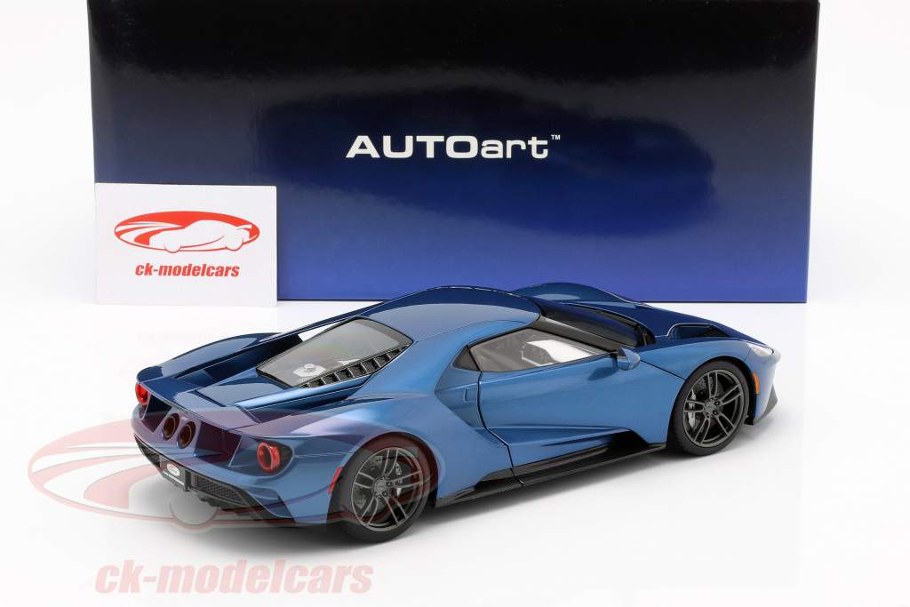Ford GT 築 2017 liquid ブルー 1:18 AUTOart