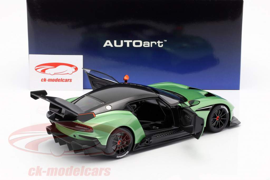 Aston Martin Vulcan Baujahr 2015 apfelgrün metallic 1:18 AUTOart