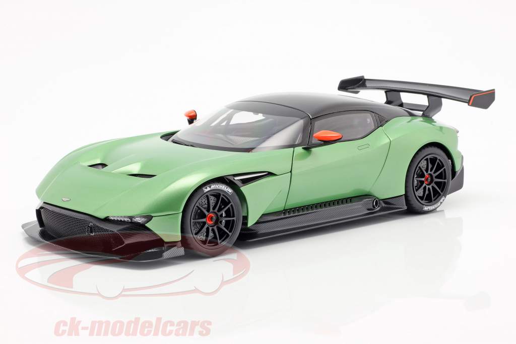 Aston Martin Vulcan Opførselsår 2015 æble træ grøn metallisk 1:18 AUTOart