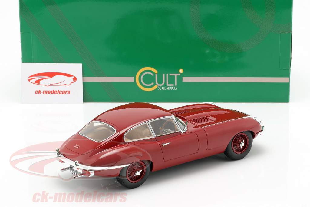 Jaguar E-Type coupé série 2 année de construction 1968 rouge 1:18 Cult Scale