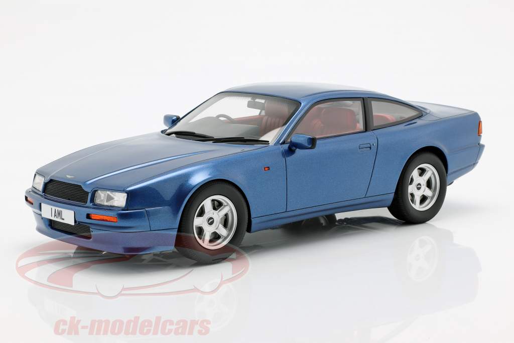 Aston Martin Virage Opførselsår 1988 blå metallisk 1:18 Cult Scale