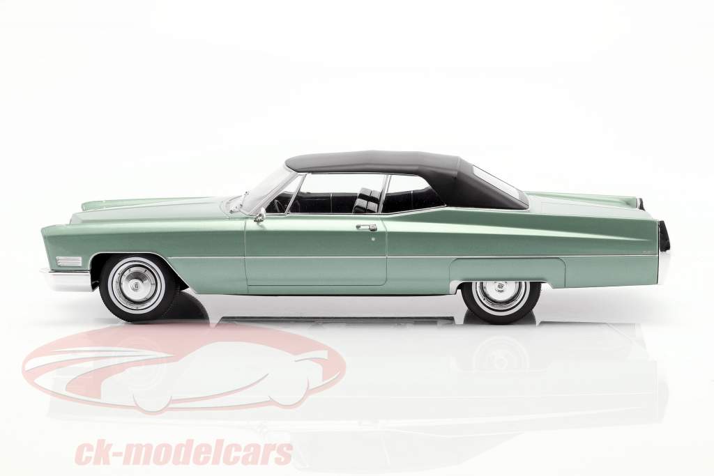 Cadillac DeVille Convertible con softtop 1968 luce verde metallico 1:18 KK-Scale