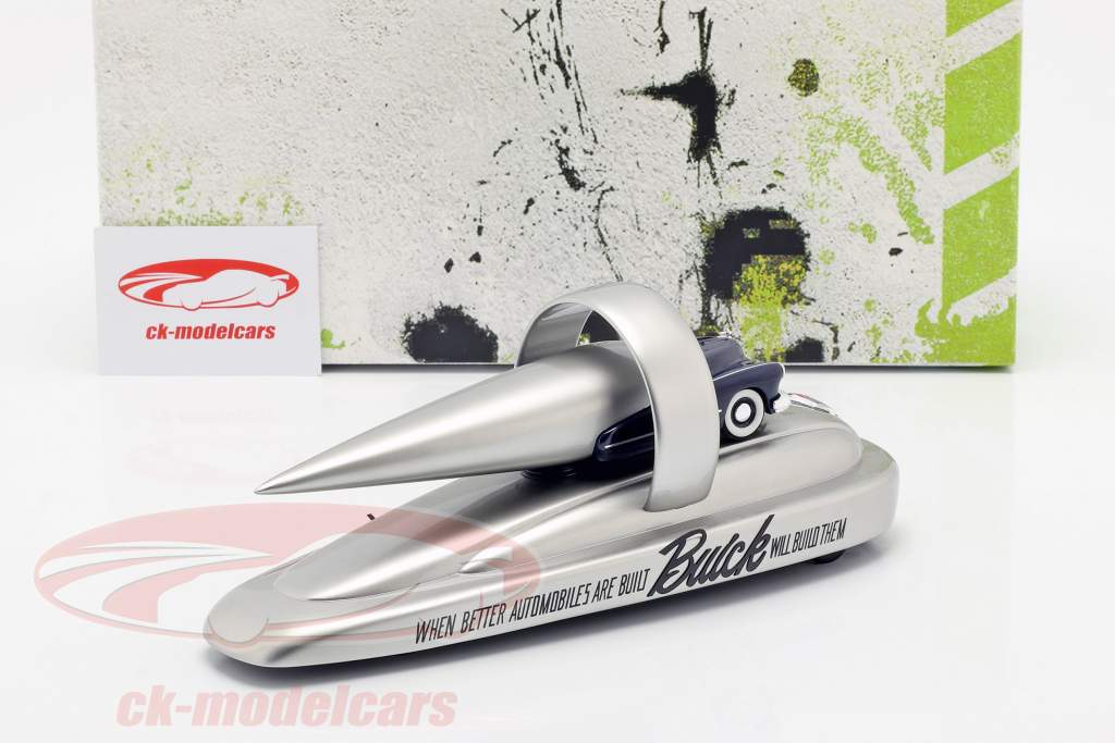 Buick Float Год постройки 1946 темно-синий / серебро 1:43 AutoCult